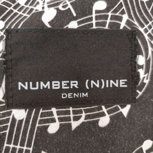 N NUMBER ペイント加工 テーパードデニムパンツ メンズ JPN:M