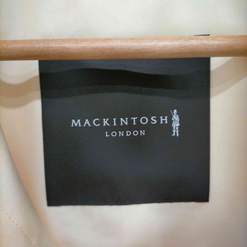 マッキントッシュ Mackintosh ボンディングクロスステンカラーコート スプリングコート ロング 薄手 比翼仕立て レディース JPN:38