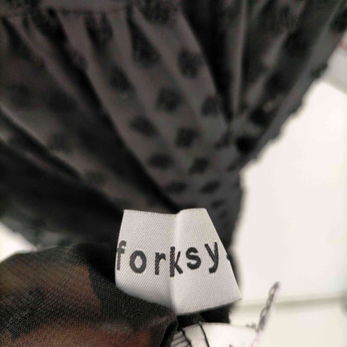 フォルクシー forksy. シアードビーバックリボンワンピース レディース JPN:M