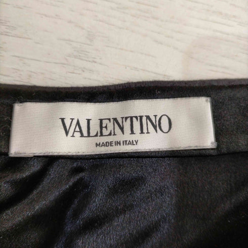 ヴァレンティノ Valentino フレアスカート ひざ丈 ウール シルク 絹 レディース 8