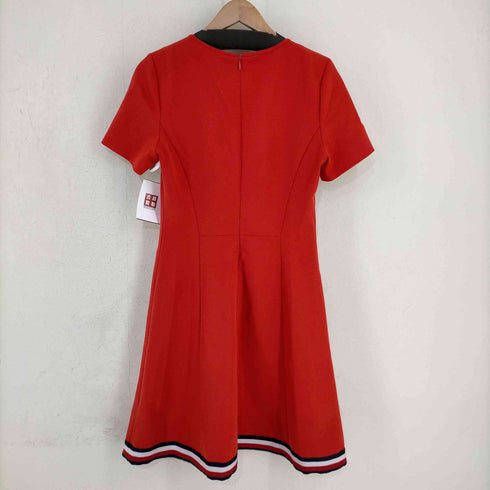 トミーヒルフィガー TOMMY HILFIGER ANGELA GLOBAL STRIPE DRESS レディース US:6