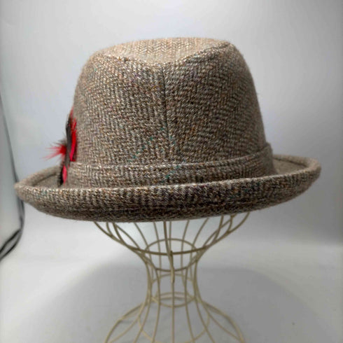 カンゴール KANGOL USA製 ツイード 中折れ ハット メンズ LARGE