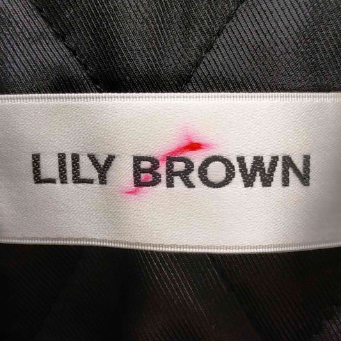 リリーブラウン Lily Brown 刺繍入りスタジャン レディース