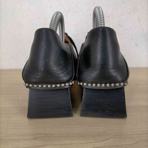 アメリヴィンテージ Ameri VINTAGE シューズ スクエアトゥ スタッズ レザー レディース JPN:22