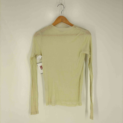 オーラリー AURALEE HIGH GAUGE SHEER RIB LONG SLEEVE TEE ハイゲージ シアーリブ ロングスリーブTシャツ レディース JPN:2