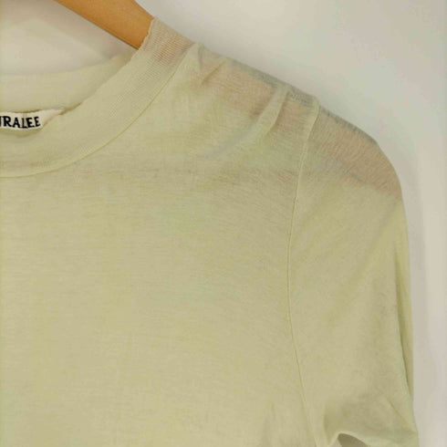 オーラリー AURALEE HIGH GAUGE SHEER RIB LONG SLEEVE TEE ハイゲージ シアーリブ ロングスリーブTシャツ レディース JPN:2