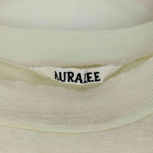 オーラリー AURALEE HIGH GAUGE SHEER RIB LONG SLEEVE TEE ハイゲージ シアーリブ ロングスリーブTシャツ レディース JPN:2