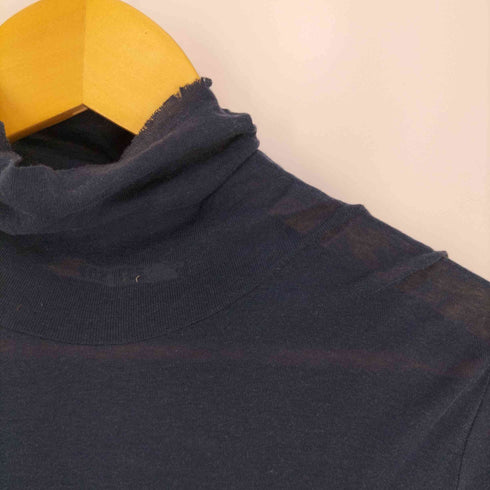 オーラリー AURALEE HIGH GAUGE SHEER RIB TURTLE NECK LONG SLEEVE TEE ハイゲージ シアーリブ タートルネック ロングスリーブTシャツ レディース JPN:2