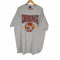 ハガー HUGGER MADE IN USA ラバープリント霜降りTシャツ NEBRASKA メンズ import:XL