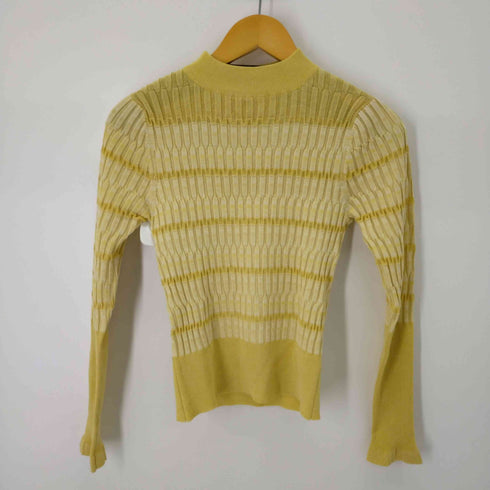 ファーファー furfur Wave Wide Rib Pullover レディース ONE SIZE