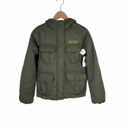 トミーガール tommy girl ロゴ刺しゅうダウンジャケット レディース JPN:S