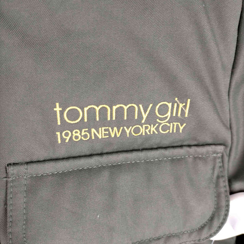 トミーガール tommy girl ロゴ刺しゅうダウンジャケット レディース JPN:S