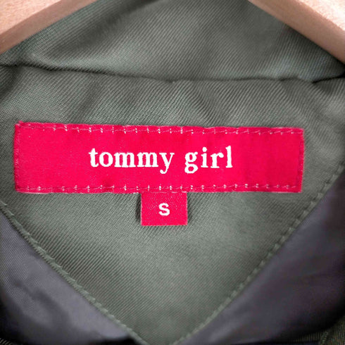 トミーガール tommy girl ロゴ刺しゅうダウンジャケット レディース JPN:S