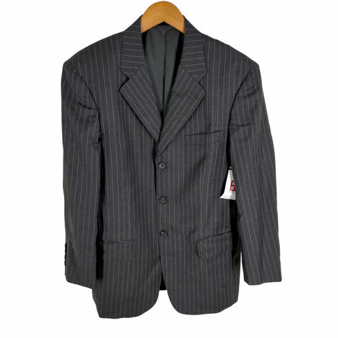 エルメネジルドゼニア ERMENEGILDO ZEGNA 3B ストライプ柄 テーラードジャケット メンズ JPN:M