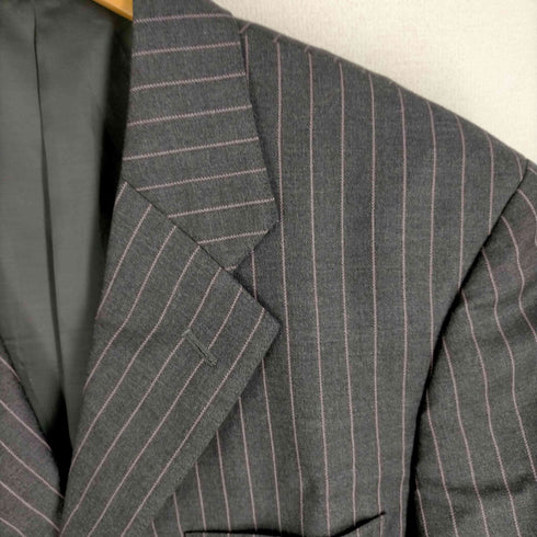 エルメネジルドゼニア ERMENEGILDO ZEGNA 3B ストライプ柄 テーラードジャケット メンズ JPN:M