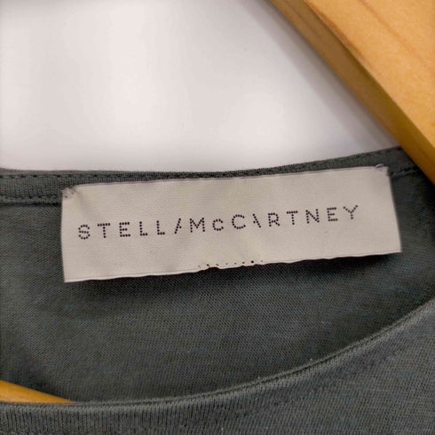 ステラマッカートニー STELLA McCARTNEY シルク混 オオカミプリント バックオープンチュニック レディース 38