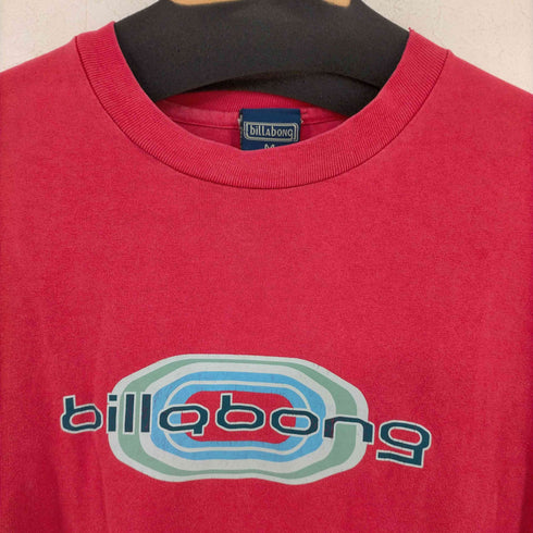 ビラボン BILLABONG USA製 シングルステッチ ロゴプリント L/S Tシャツ メンズ import:M