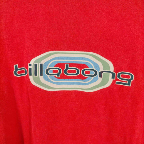 ビラボン BILLABONG USA製 シングルステッチ ロゴプリント L/S Tシャツ メンズ import:M