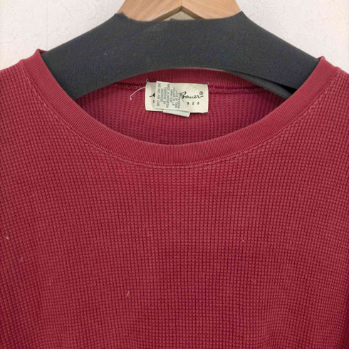 エディーバウアー Eddie Bauer 白タグ クルーネック サーマル カットソー メンズ import:L