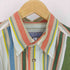 A CAUSE DES GARCONS ストライプ ボタンダウン S/S シャツ メンズ import:L