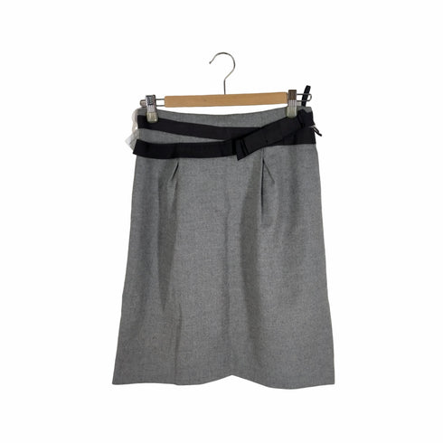 フォクシー FOXEY ウール カシミヤ混 タイトスカート レディース 40