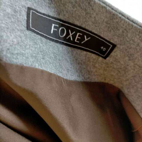 フォクシー FOXEY ウール カシミヤ混 タイトスカート レディース 40
