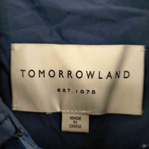 トゥモローランド TOMORROWLAND ポリエステルナイロンピースダイ ステンカラーコート メンズ JPN:XS