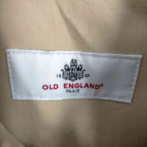 オールドイングランド OLD ENGLAND 裏地ボーダー柄 コットンコート レディース 36
