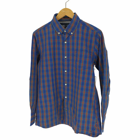 トミーヒルフィガー TOMMY HILFIGER 80S 2PLY CUSTOM FIT ボタンダウン チェック シャツ メンズ import:M