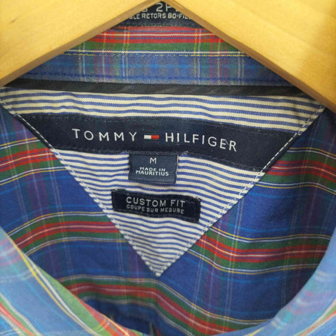トミーヒルフィガー TOMMY HILFIGER 80S 2PLY CUSTOM FIT ボタンダウン チェック シャツ メンズ import:M