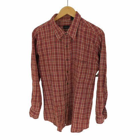 ヴァンヒューゼン VAN HEUSEN チェック ボタンダウン L/S シャツ メンズ import:XL