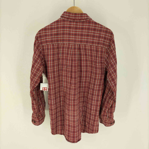 ヴァンヒューゼン VAN HEUSEN チェック ボタンダウン L/S シャツ メンズ import:XL