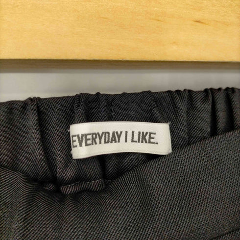エブリデイアイライク EVERYDAY I LIKE ZIPパンツ テーパードスラックス レディース 38