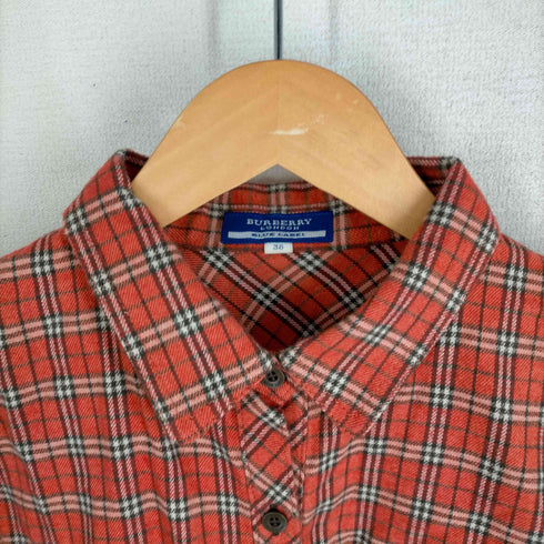 バーバリーブルーレーベル BURBERRY BLUE LABEL チェック柄フランネルシャツ レディース 38
