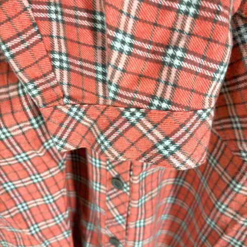 バーバリーブルーレーベル BURBERRY BLUE LABEL チェック柄フランネルシャツ レディース 38