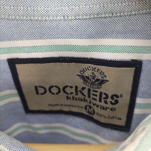 ドッカーズ DOCKERS ストライプ ボタンダウン L/S シャツ メンズ import:M