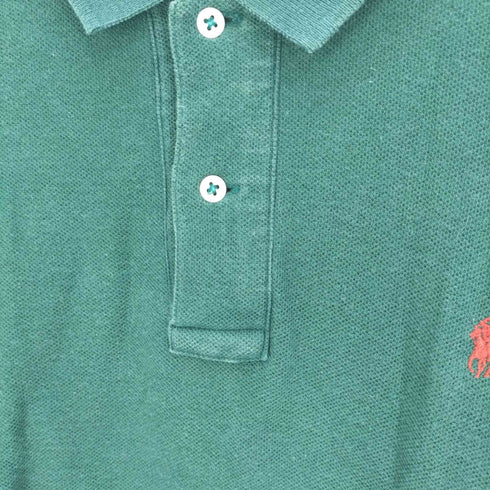 ポロバイラルフローレン Polo by RALPH LAUREN ポニー刺繍 S/S ポロシャツ メンズ import:M
