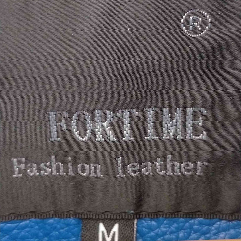 FORTIME シングルライダース レザージャケット メンズ import:M
