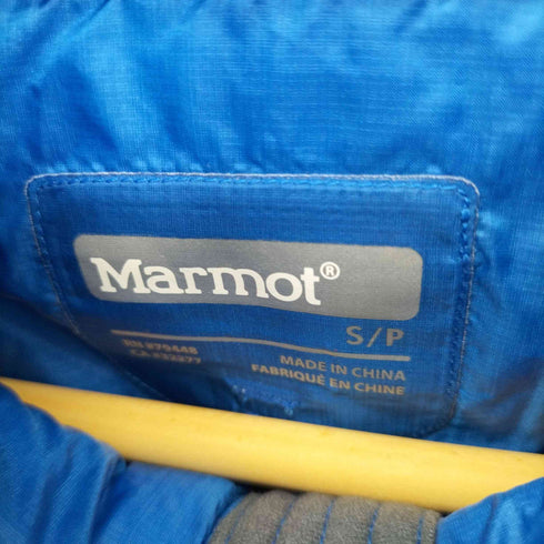 マーモット MARMOT POLARTEC フーデッドダウンジャケット メンズ import:S
