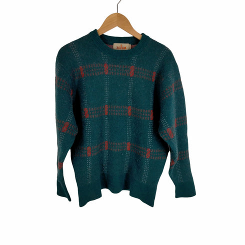 バラクータ BARACUTA チェック柄クルーネックニット メンズ JPN:M