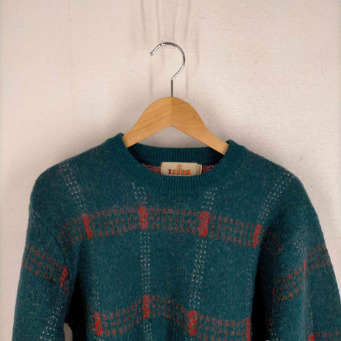バラクータ BARACUTA チェック柄クルーネックニット メンズ JPN:M