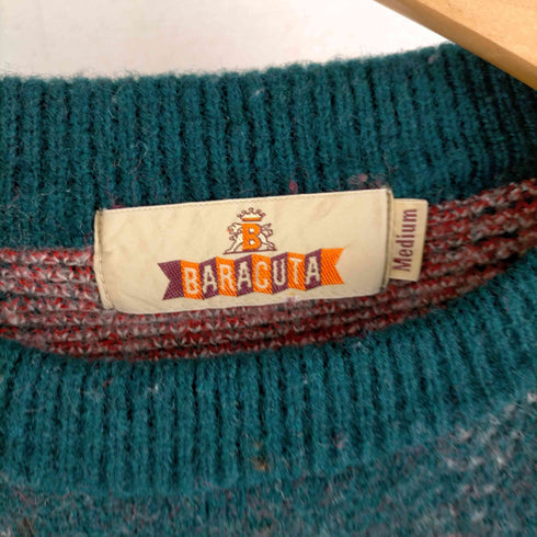 バラクータ BARACUTA チェック柄クルーネックニット メンズ JPN:M