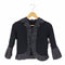 ランバンコレクション LANVIN COLLECTION シワ加工 素材切替 ニットジャケット レディース 38