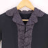 ランバンコレクション LANVIN COLLECTION シワ加工 素材切替 ニットジャケット レディース 38
