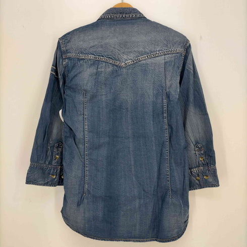 ヘリテイジストーン Heritage stone USED加工 デニムシャツ メンズ JPN:M