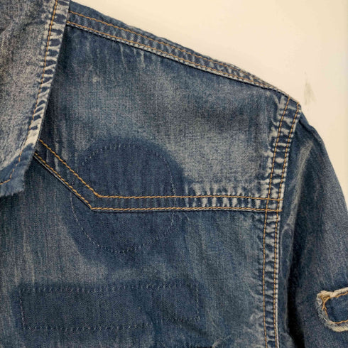 ヘリテイジストーン Heritage stone USED加工 デニムシャツ メンズ JPN:M