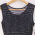 ランバンコレクション LANVIN COLLECTION シワ加工 タック ノースリーブワンピース レディース 38