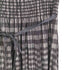 ランバンコレクション LANVIN COLLECTION シワ加工 タック ノースリーブワンピース レディース 38