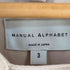 マニュアルアルファベット MANUAL ALPHABET 22SS HIGH COUNT BURBERRY YOKE JKT メンズ JPN:3