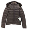 バーバリーロンドン BURBERRY LONDON フォックスファーフーデッドダウンジャケット レディース EUR:38